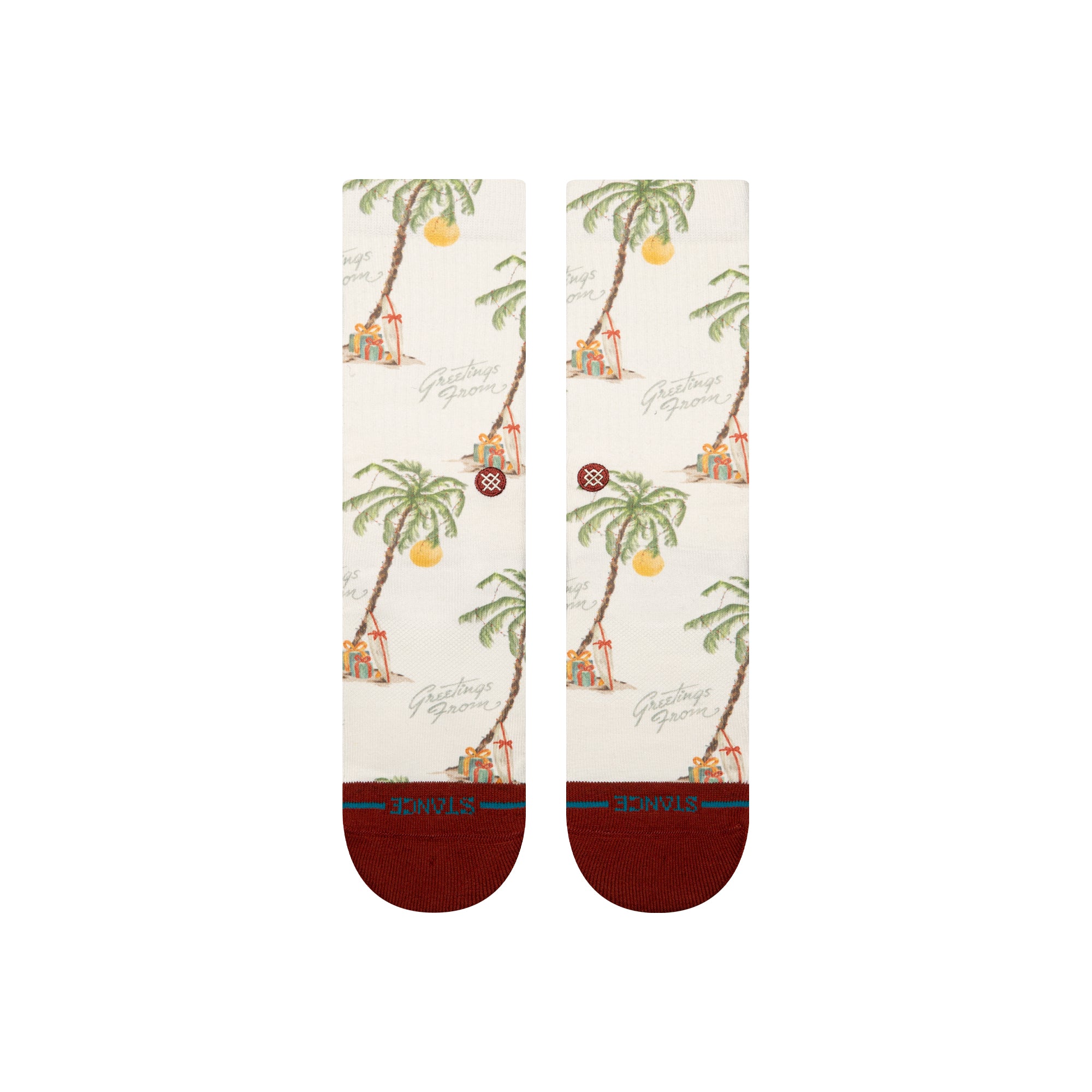 Stance GREETINGS FROM CREW SOCKS in CANVAS