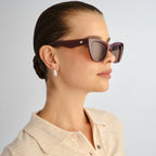 Le Specs LUMEN + CRANBERRY in BROWN MONO POLARIZED