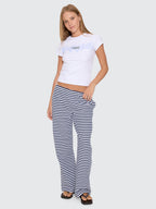 Thrills Co Idle Hands Stripe Pant - Heritage Navy Stripe in Heritage Navy Stripe