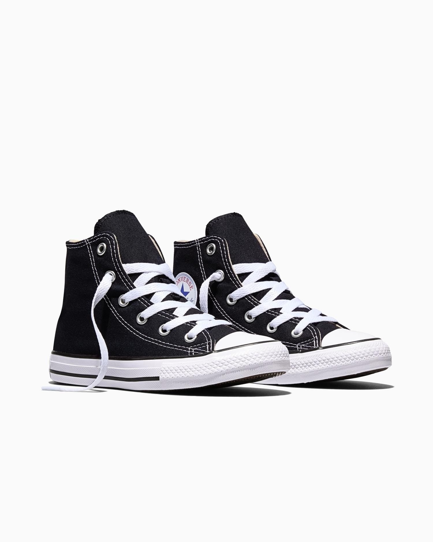 Converse Chuck Taylor All Star Junior High Top Black in Black