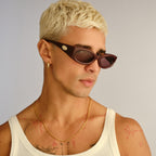 Le Specs GLACIEM BURGUNDY in SMOKEY BROWN MONO