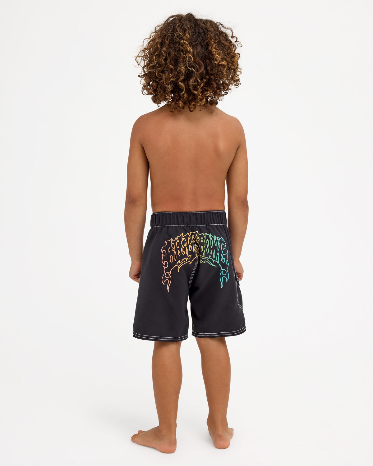 Billabong Boys 2-7 Flare 13" Boardshorts in BLACK