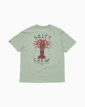 Salty Crew ROCK LOBSTER CLASSIC SS TEE in SLATE GREY