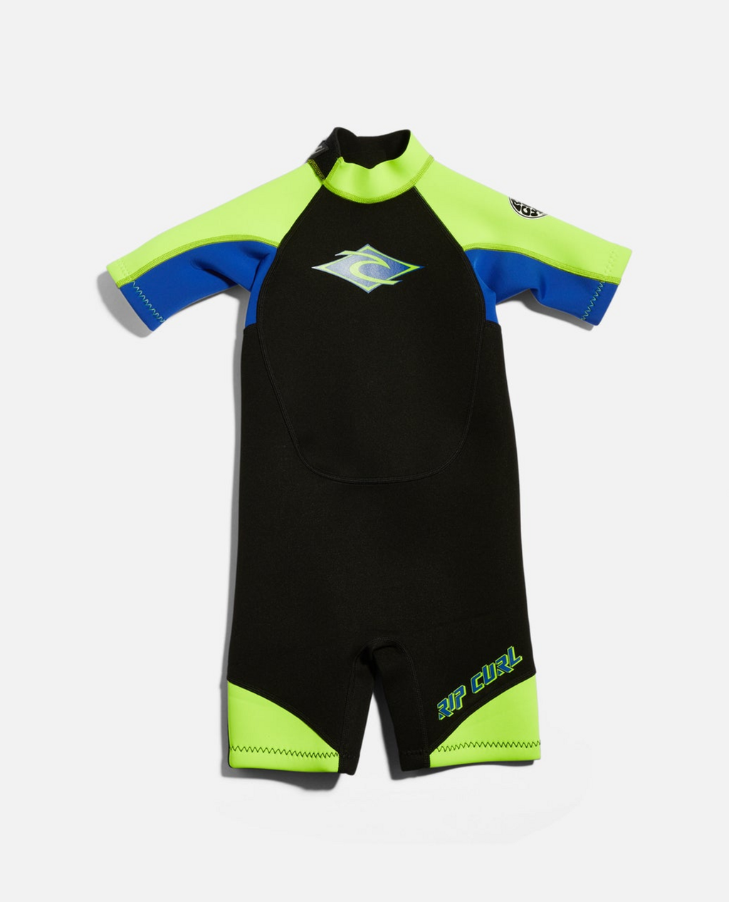 Rip Curl Groms Omega Back Zip Springsuit Wetsuit in Lemon