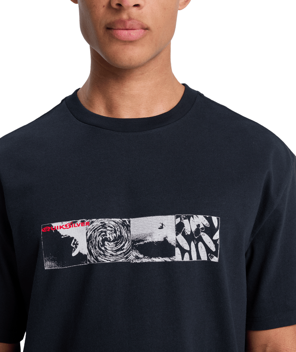 Quiksilver Mens Mercury Vortex T-Shirt in Black