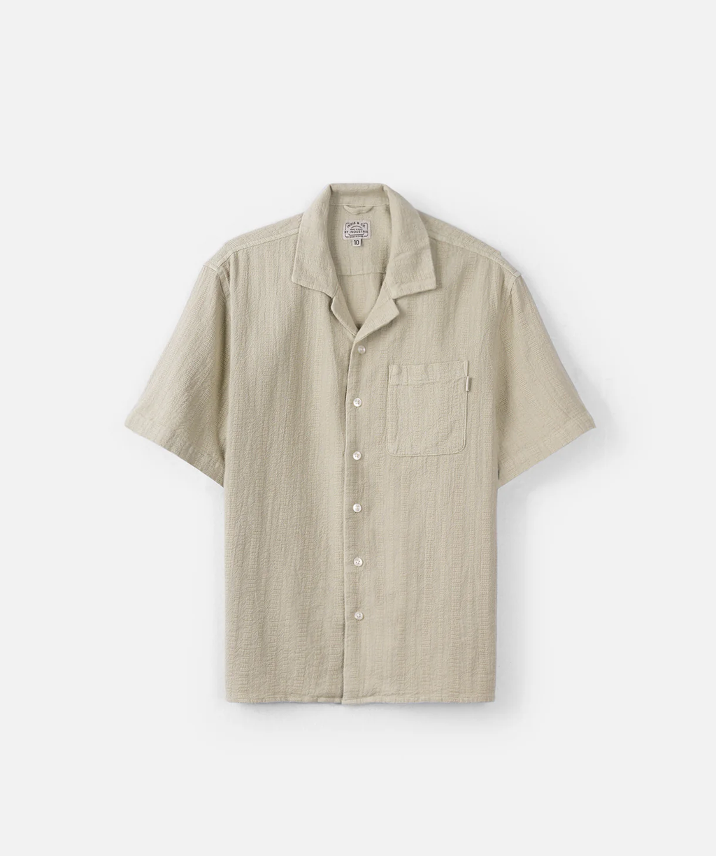 Industrie the cove s/s shirt - WASHED FERN in WASHED FERN