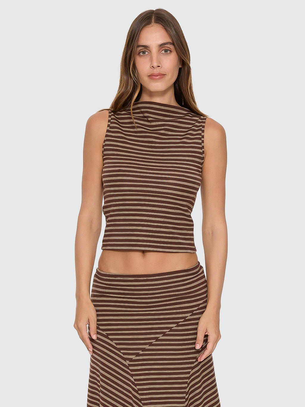 Thrills Co Best Of Luck Tank - Cocoa in Cocoa