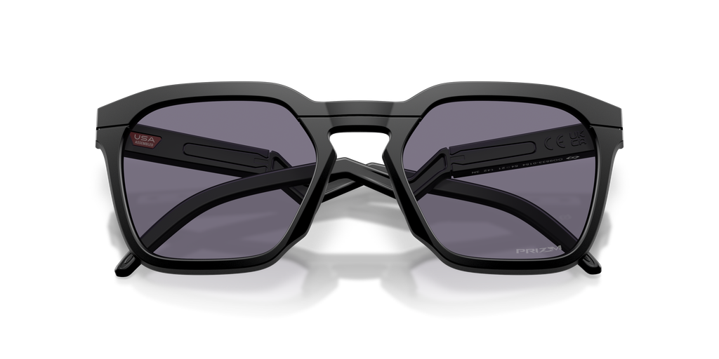 Oakley HSTN SQ MATTE BLACK PRIZM GREY in Matte Black