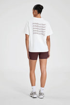 All Fenix Probably At Pilates Tee in Chocolate