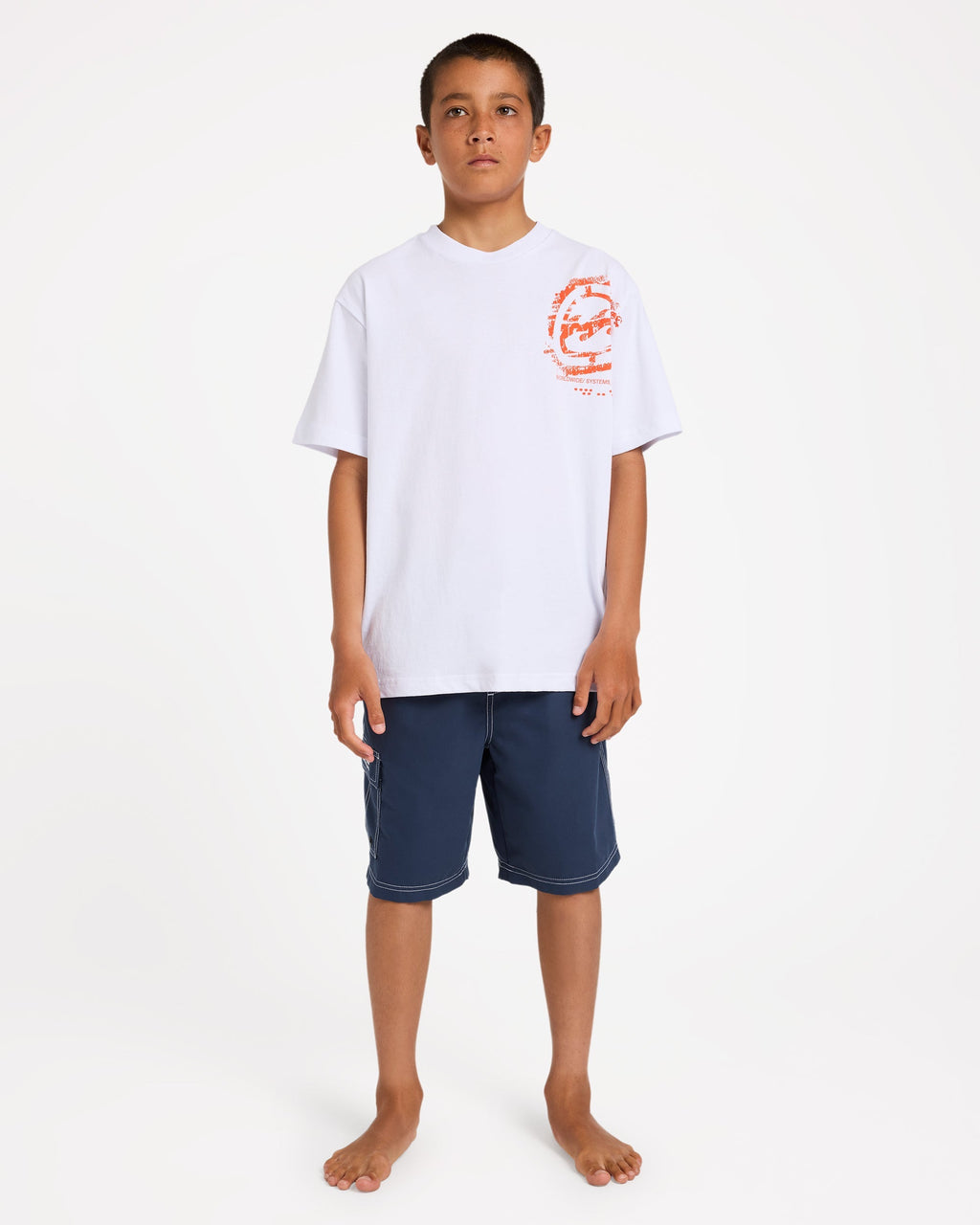 Billabong Boys 8-16 Throw On Boardshorts in Dusty Indigo