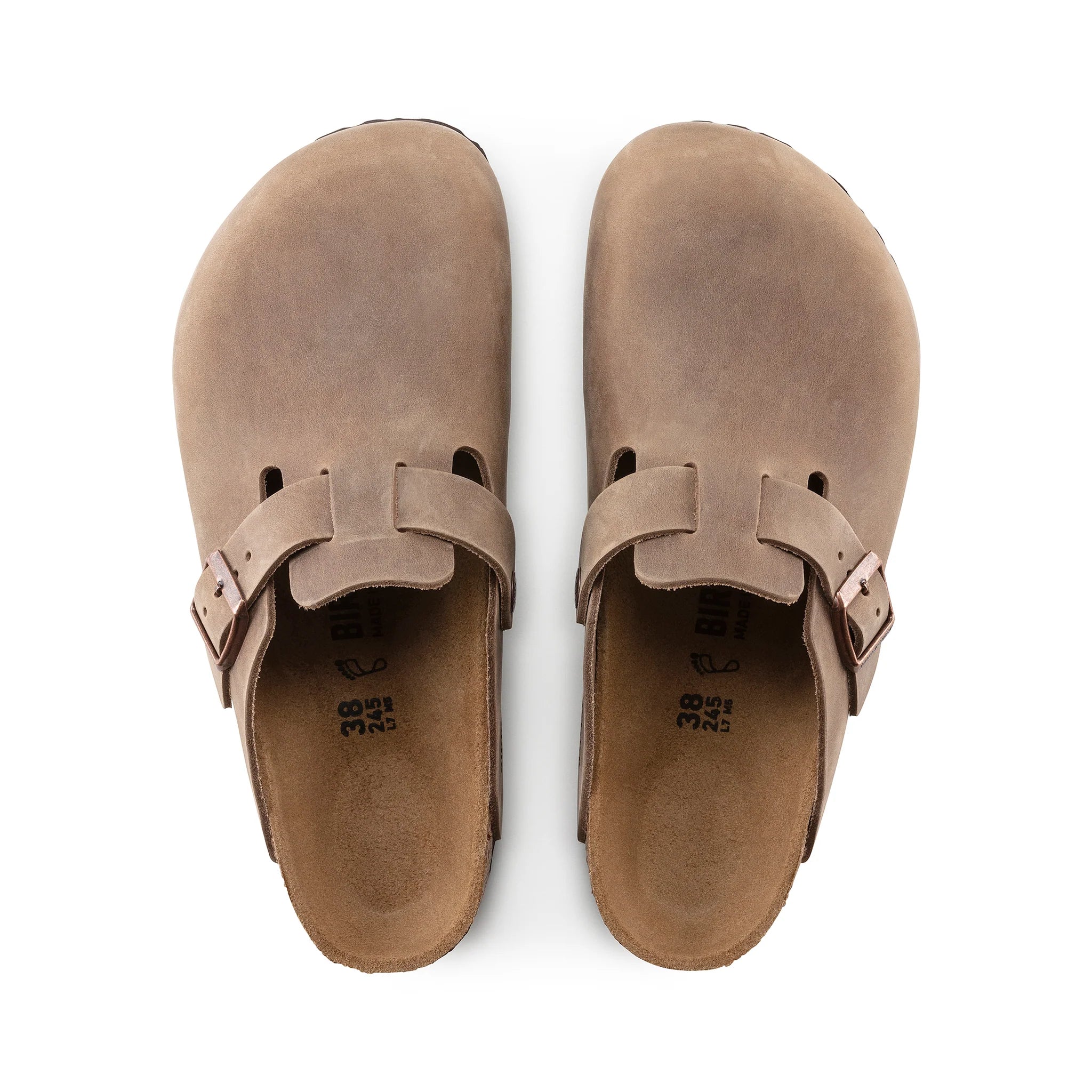 Birkenstock Boston Tabacco Brown Oiled Leather Narrow