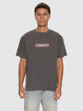 Thrills Co Built To Win Embro Merch Tee - Marble Black in Marble Black