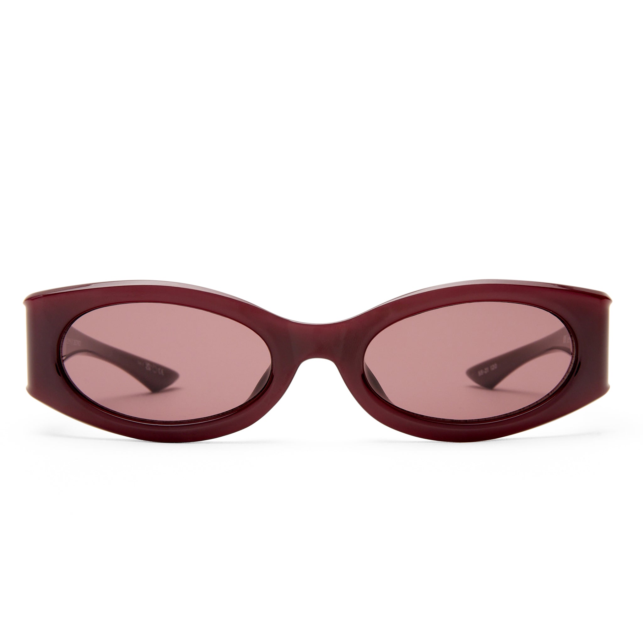 Le Specs GLACIEM BURGUNDY in SMOKEY BROWN MONO