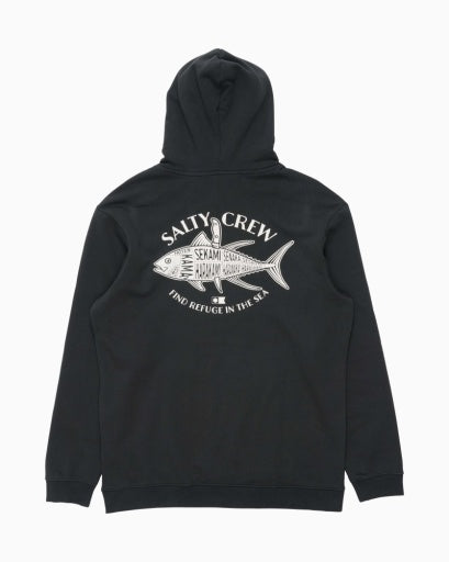 Salty Crew OMAKASE MW HOOD in VINTAGE BLACK