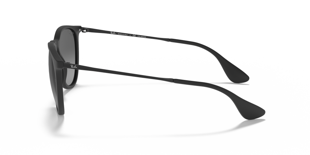 Ray-Ban® ERIKA RUBBER BLACK LIGHT GREY in Rubber Black
