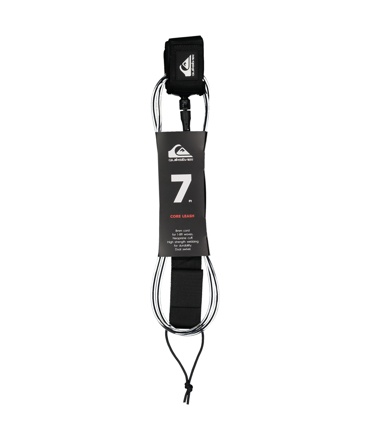 Quiksilver QS CORE LEASH 7FT in BLACK