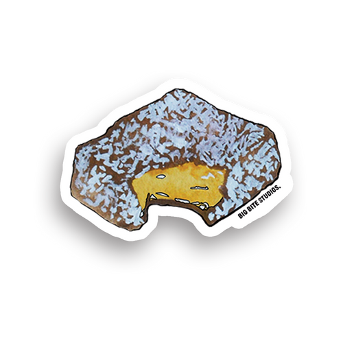 Big Bite Studios Lamington Waterproof Sticker — By Big Bite Studios in Single