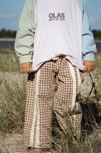 Olas Supply Co DRIFTER CHECK MINI PANT in Single
