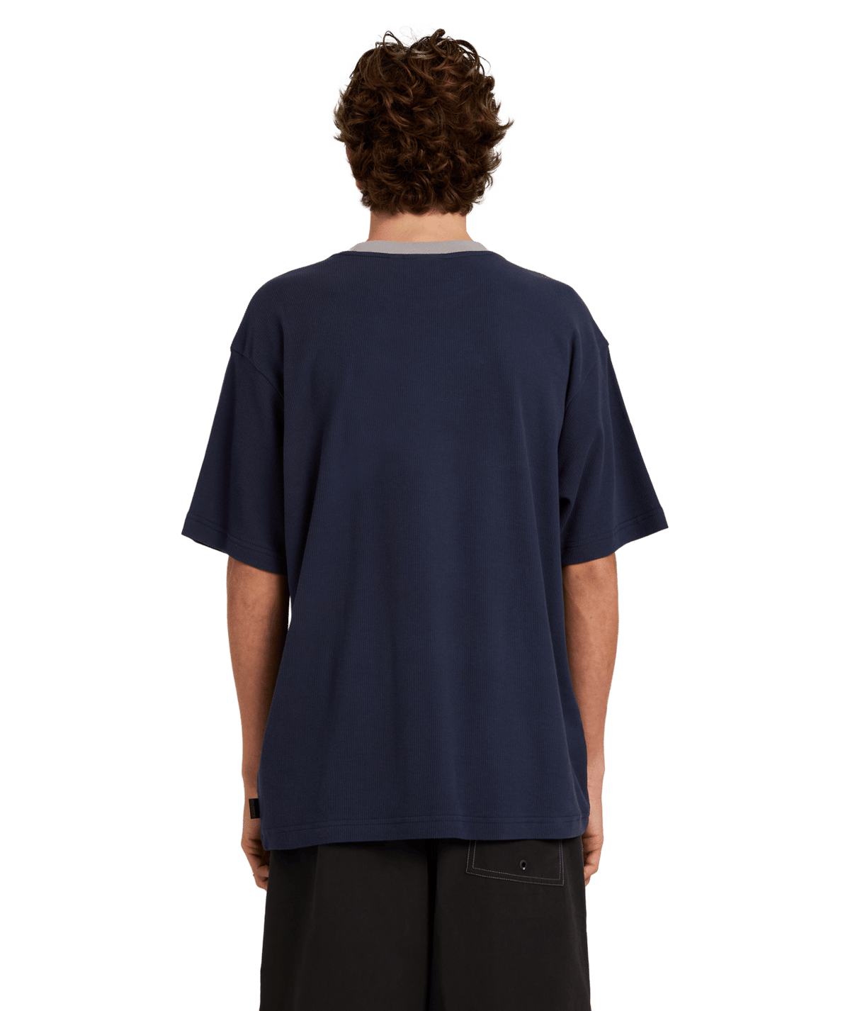 Billabong Mens Spec Ribbed T-Shirt in DUSTY INDIGO