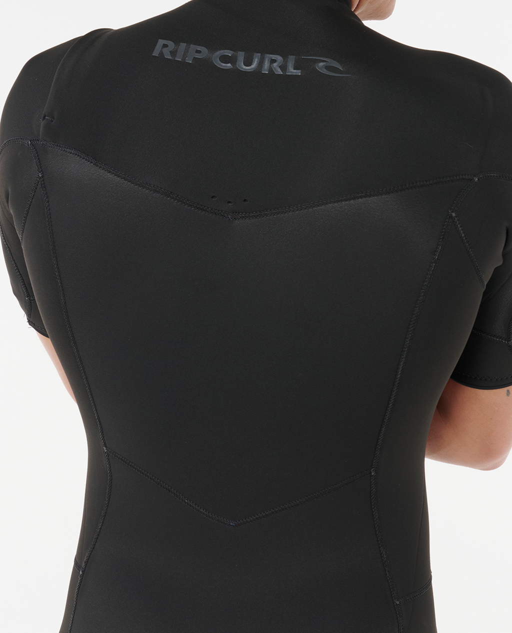 Rip Curl Mens Dawn Patrol 2/2 Chest Zip Springsuit in Black
