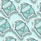 Trevena & Co Choose Adventure Kombi Van Vinyl Sticker in Single