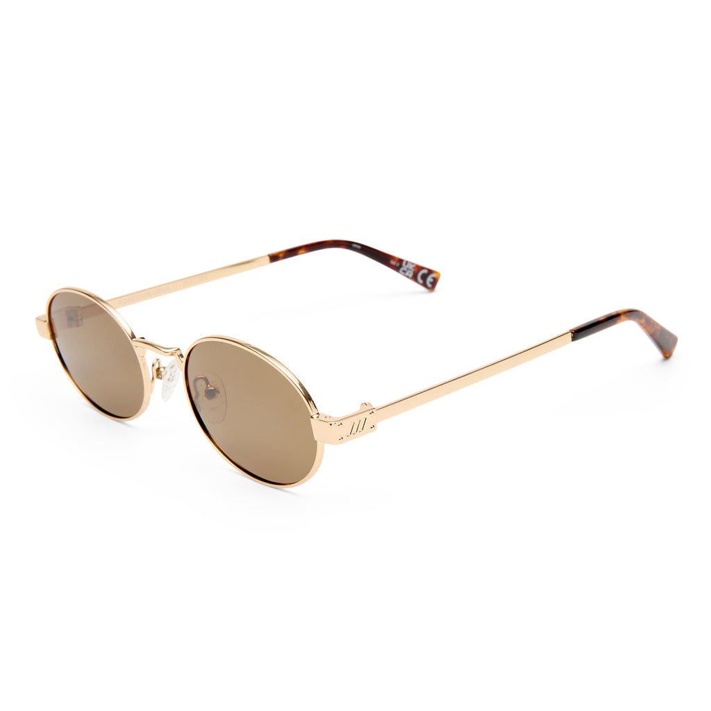 Le Specs POSEIDON DEUX GOLD in BROWN MONO POLARIZED