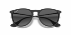 Ray-Ban® ERIKA RUBBER BLACK LIGHT GREY in Rubber Black