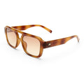 Le Specs SUBZERO + VINTAGE TORT in BROWN GRAD
