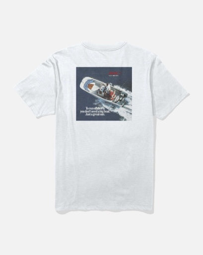Salty Crew WHALER OFFSHORE SS TEE in WHITE