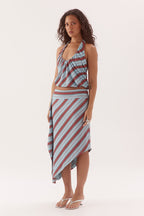 Sovere ZUMI STRIPE TOP - ZUMI STRIPE BLUE in Zumi Stripe Blue