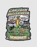 The Mad Hueys Captain Australia | Sticker in BLACK