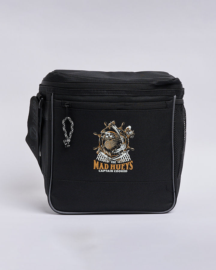 The Mad Hueys Captain Ship Faced | Cooler Bag - Black in BLACK