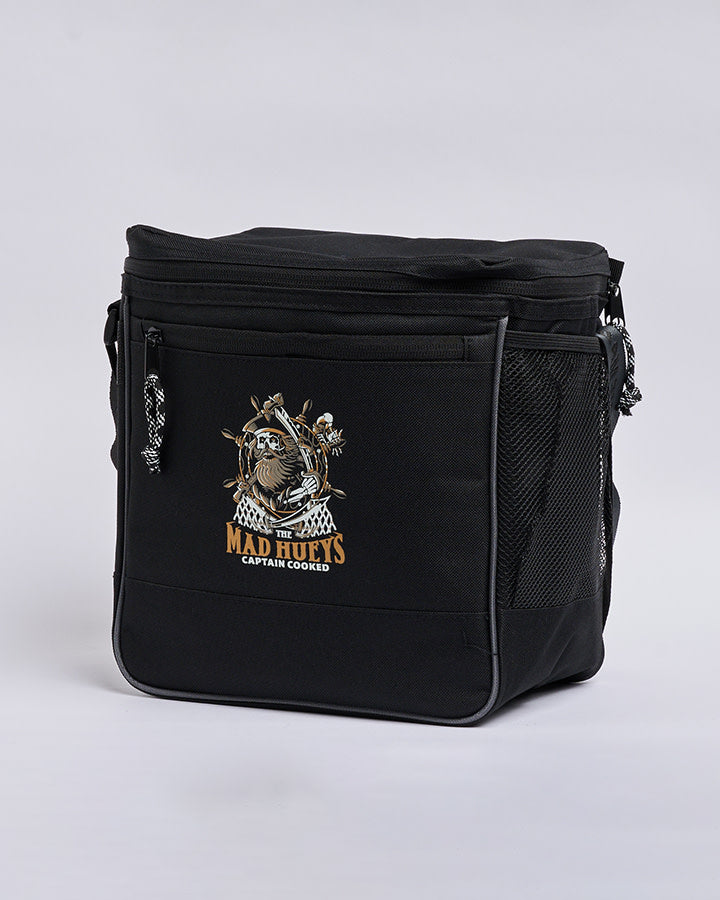 The Mad Hueys Captain Ship Faced | Cooler Bag - Black in BLACK