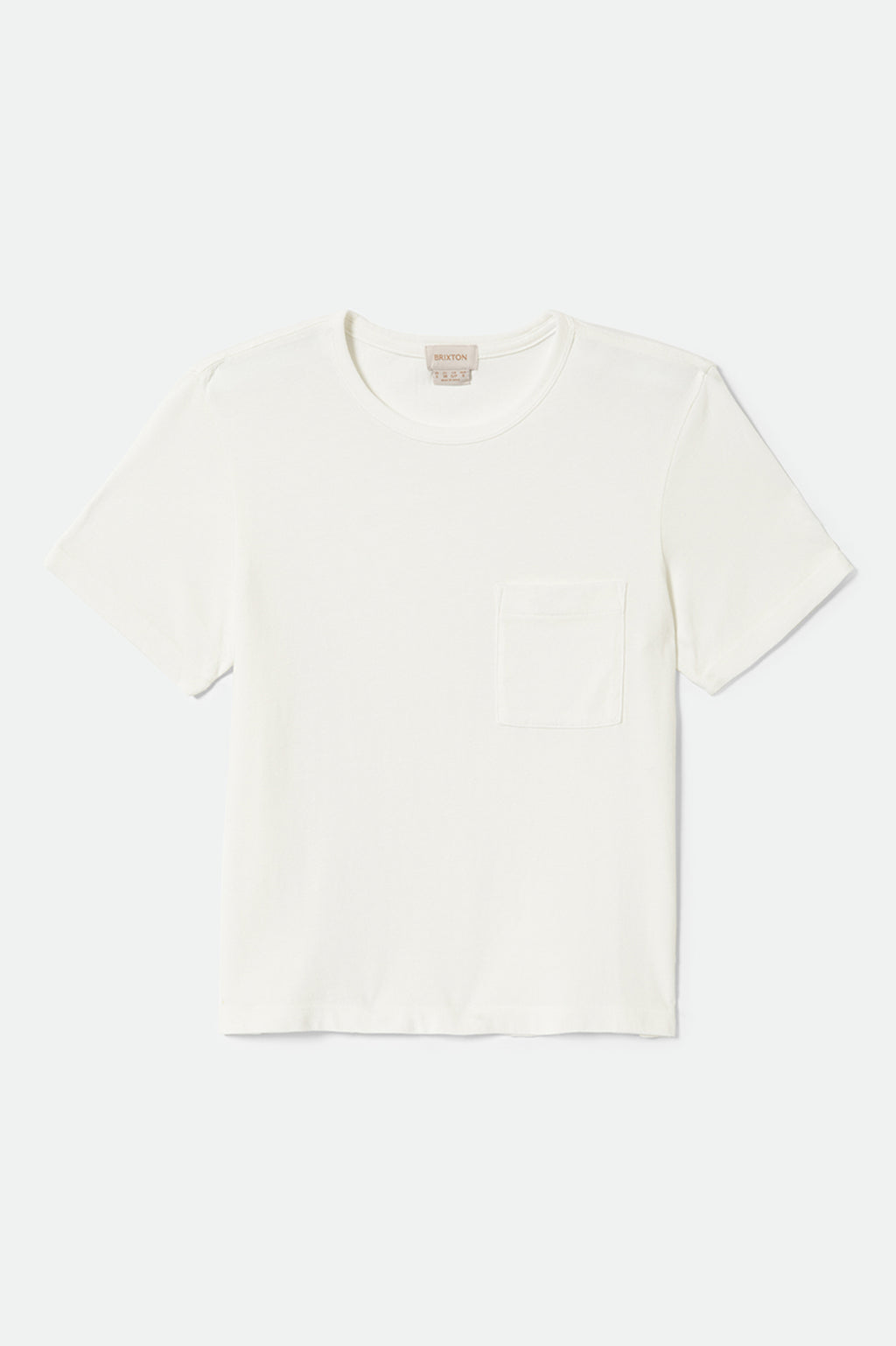 Brixton Carefree Organic Gd Perfect Te in OFF WHITE