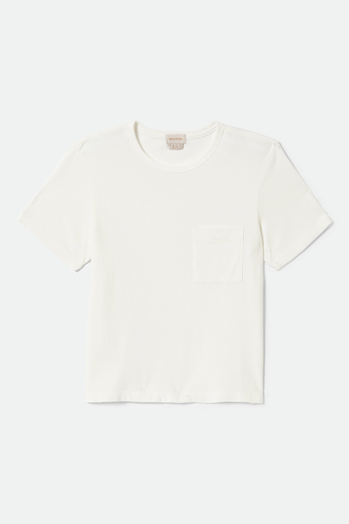 Brixton Carefree Organic Gd Perfect Te in OFF WHITE