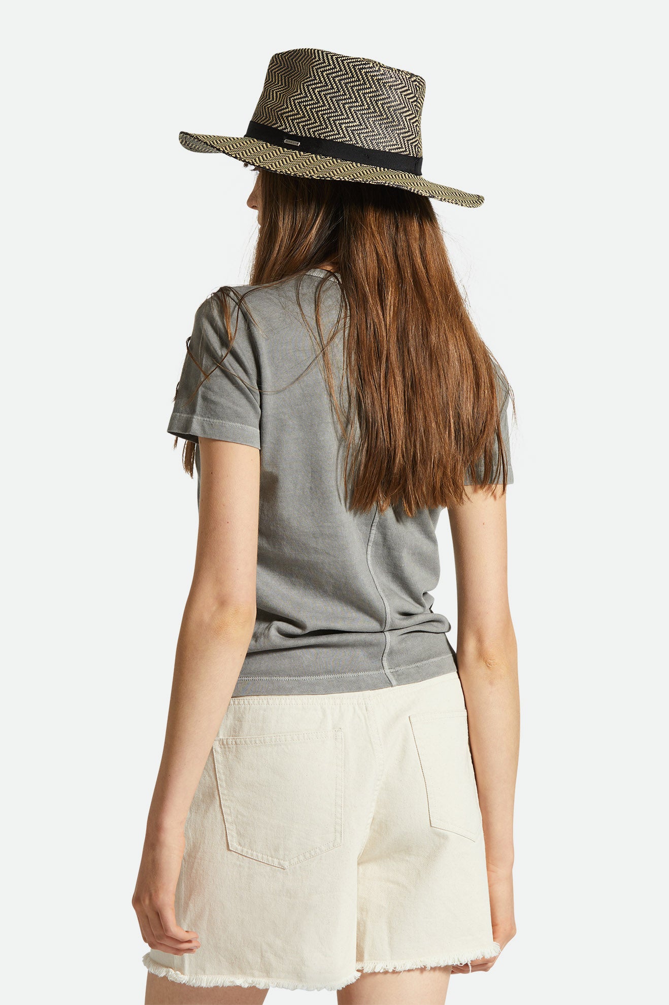 Brixton Carefree Organic Gd Slim Crew in WASHED BLACK