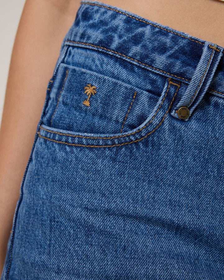 Thrills Carmen Skirt - Stoned Blues in Stoned Blues