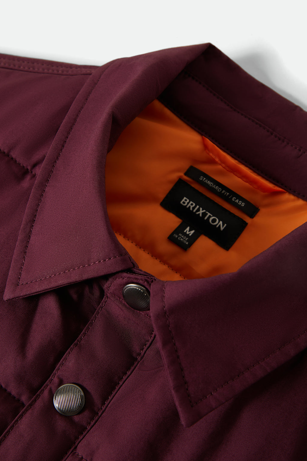 Brixton Cass Jacket in PORT