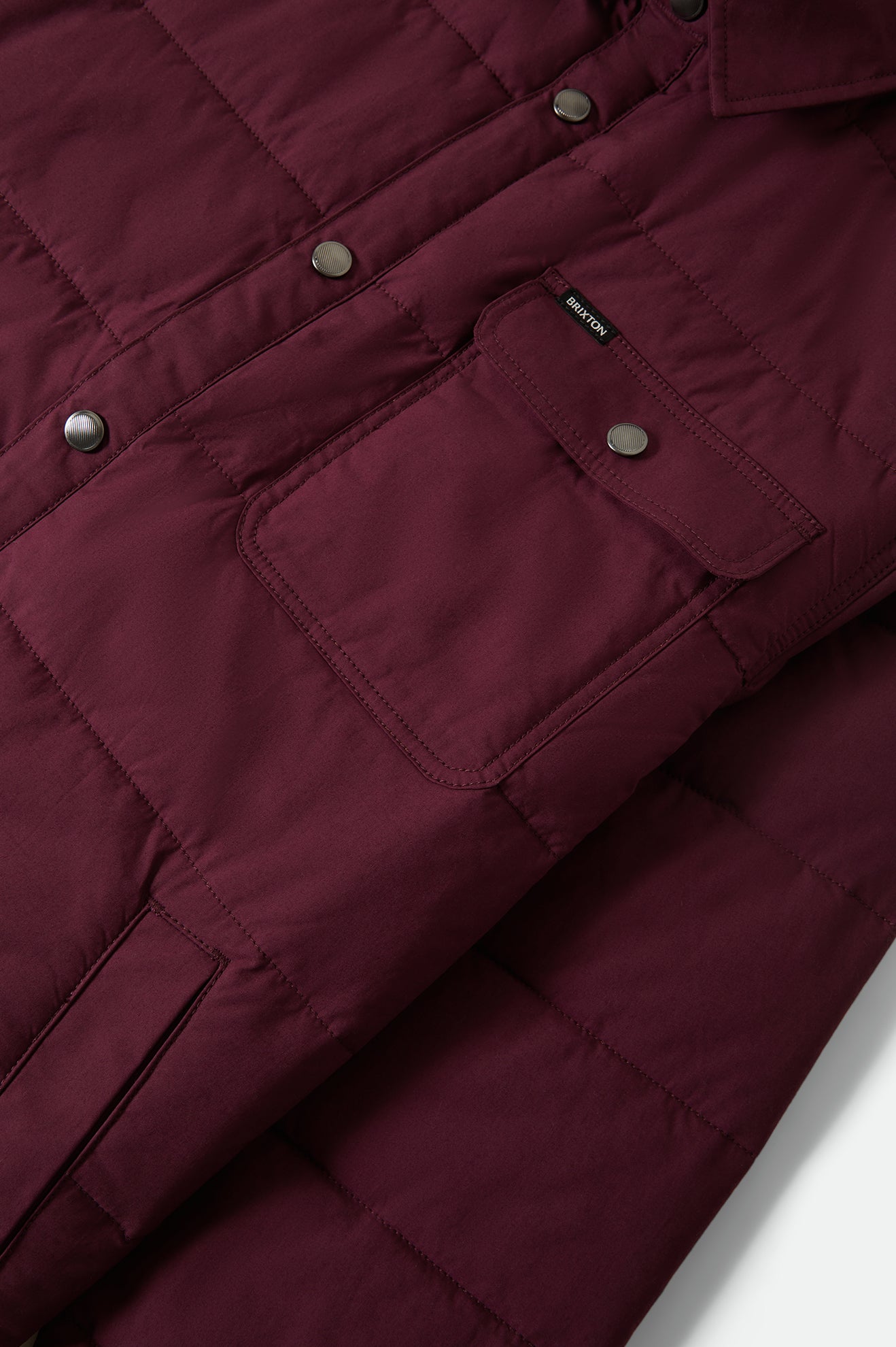 Brixton Cass Jacket in PORT
