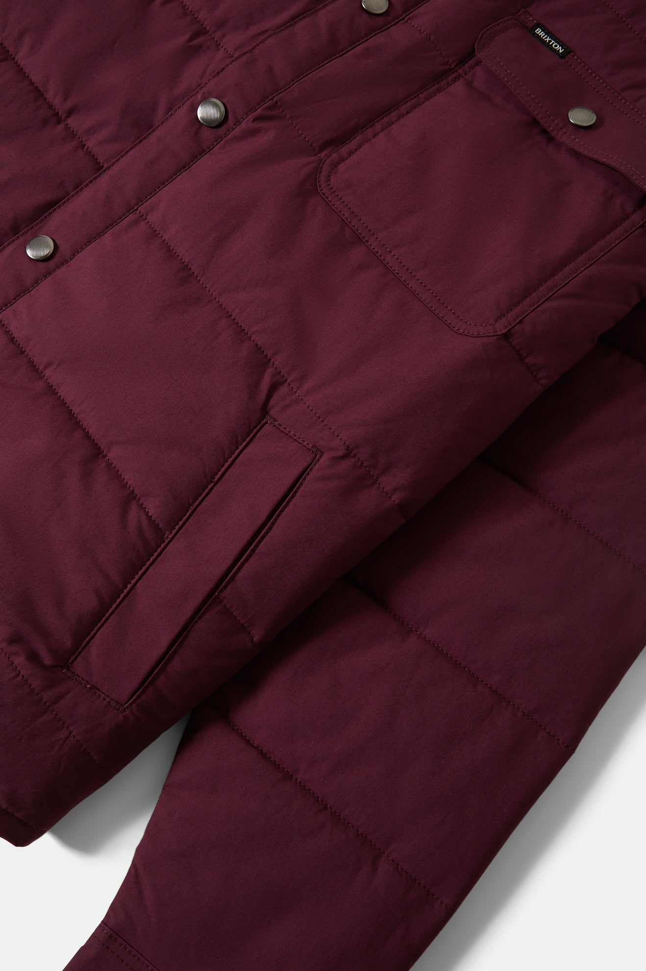 Brixton Cass Jacket in PORT
