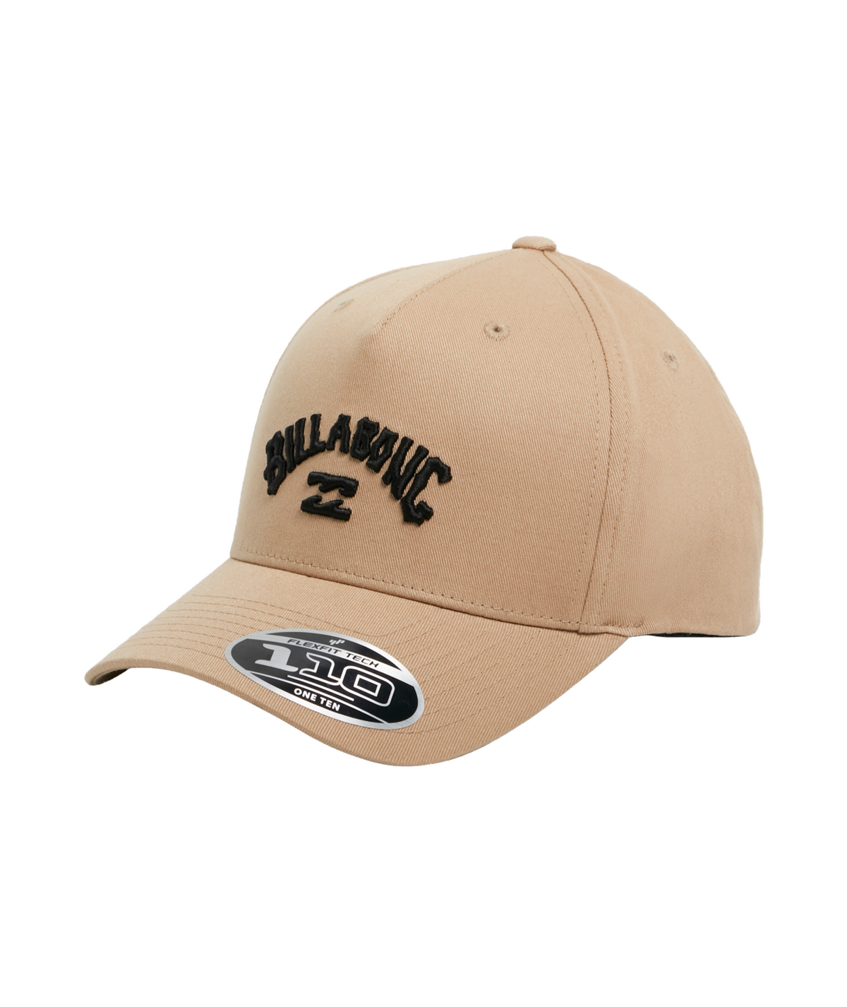 Billabong Mens Arch Flexfit 110 Snapback Cap in Khaki