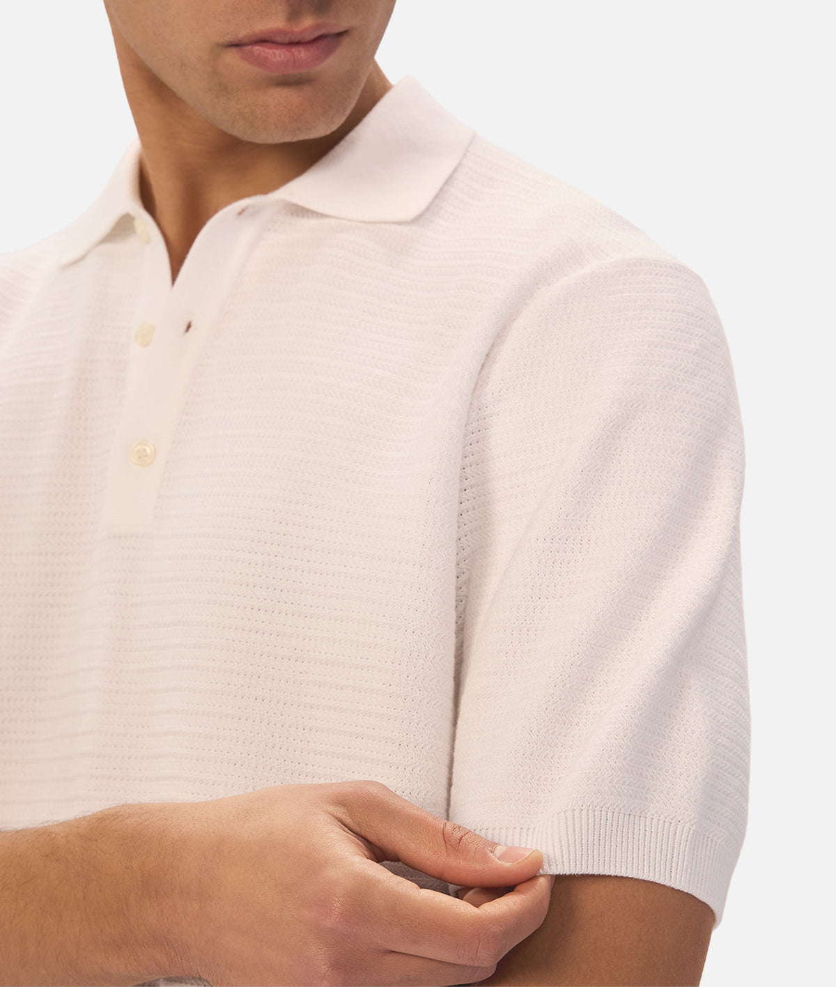 Industrie The Rondella Polo - Winter White in WINTERWHT