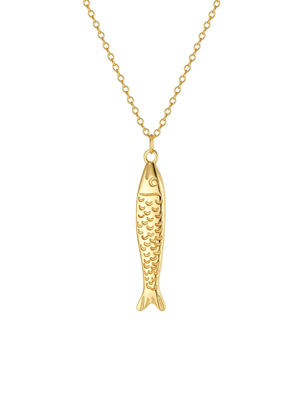 Malakai The Label Sardine Necklace in 18k Gold in Default Title