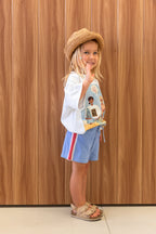 Olas Supply Co COVE MINI SHORT ETERNAL BLUE in Single