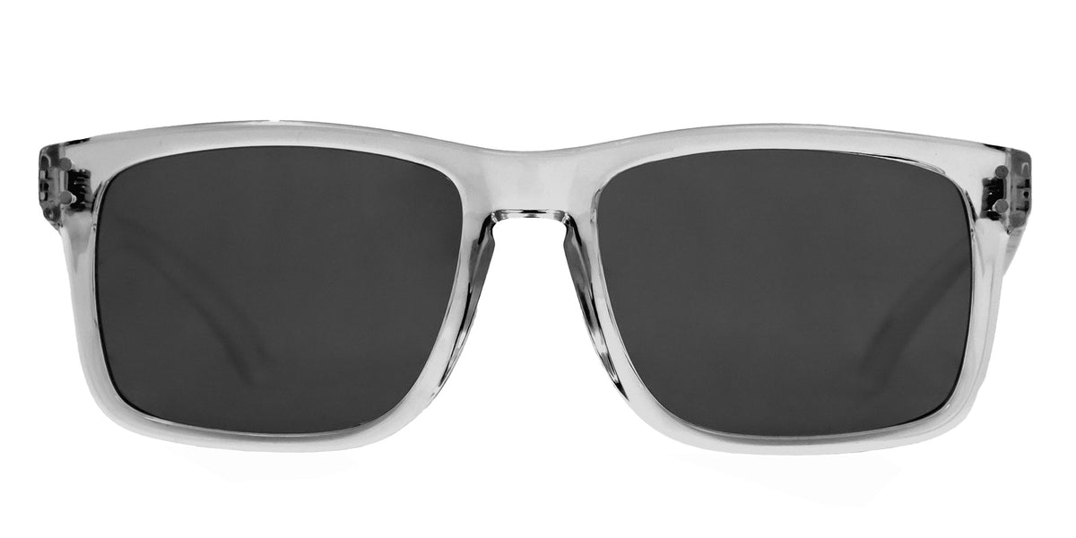 Carve Goblin - Gloss Crystal Clear Frame with Grey Lens in Single
