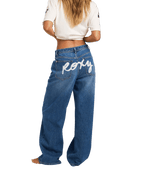 Roxy BACKSLIDER DENIM PANT in BLUE