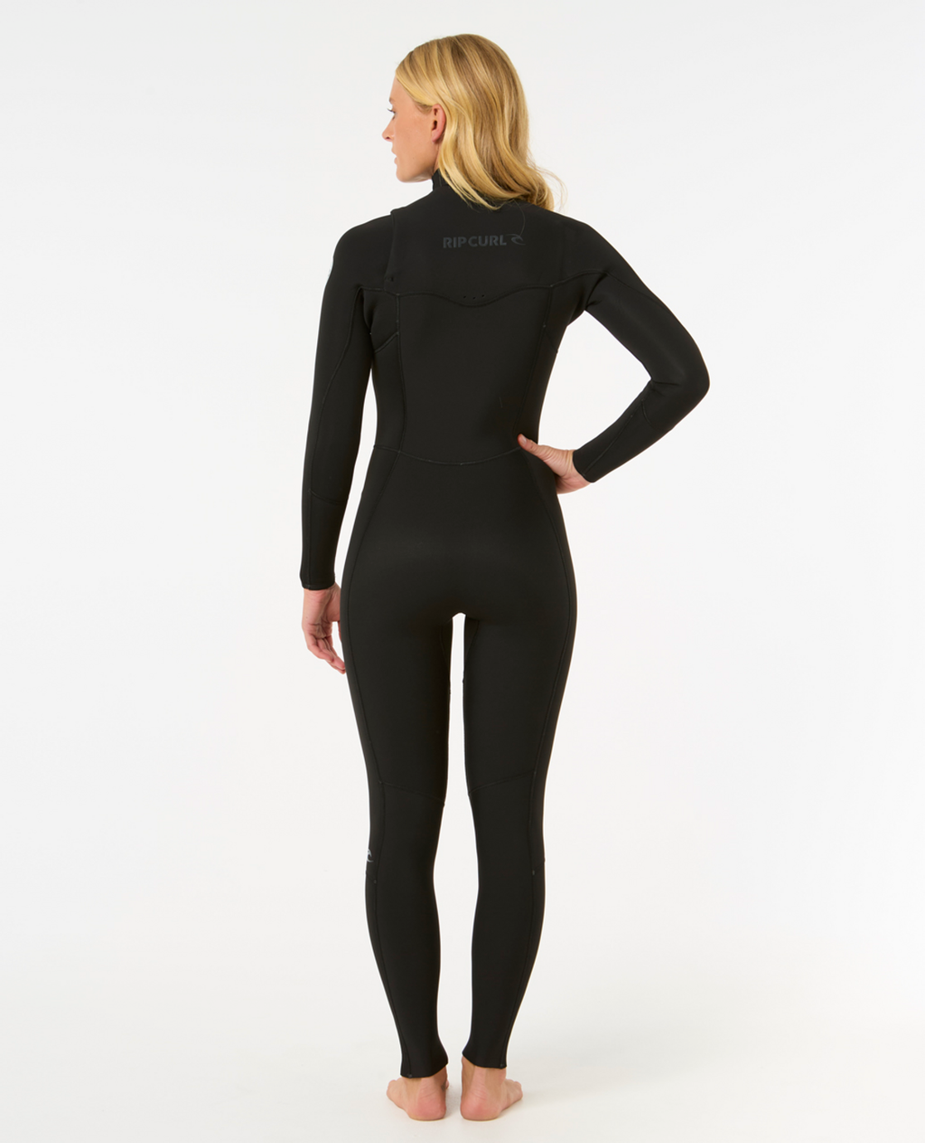 Rip Curl Womens Dawn Patrol 3/2 Chest Zip GB Wetsuit in Black