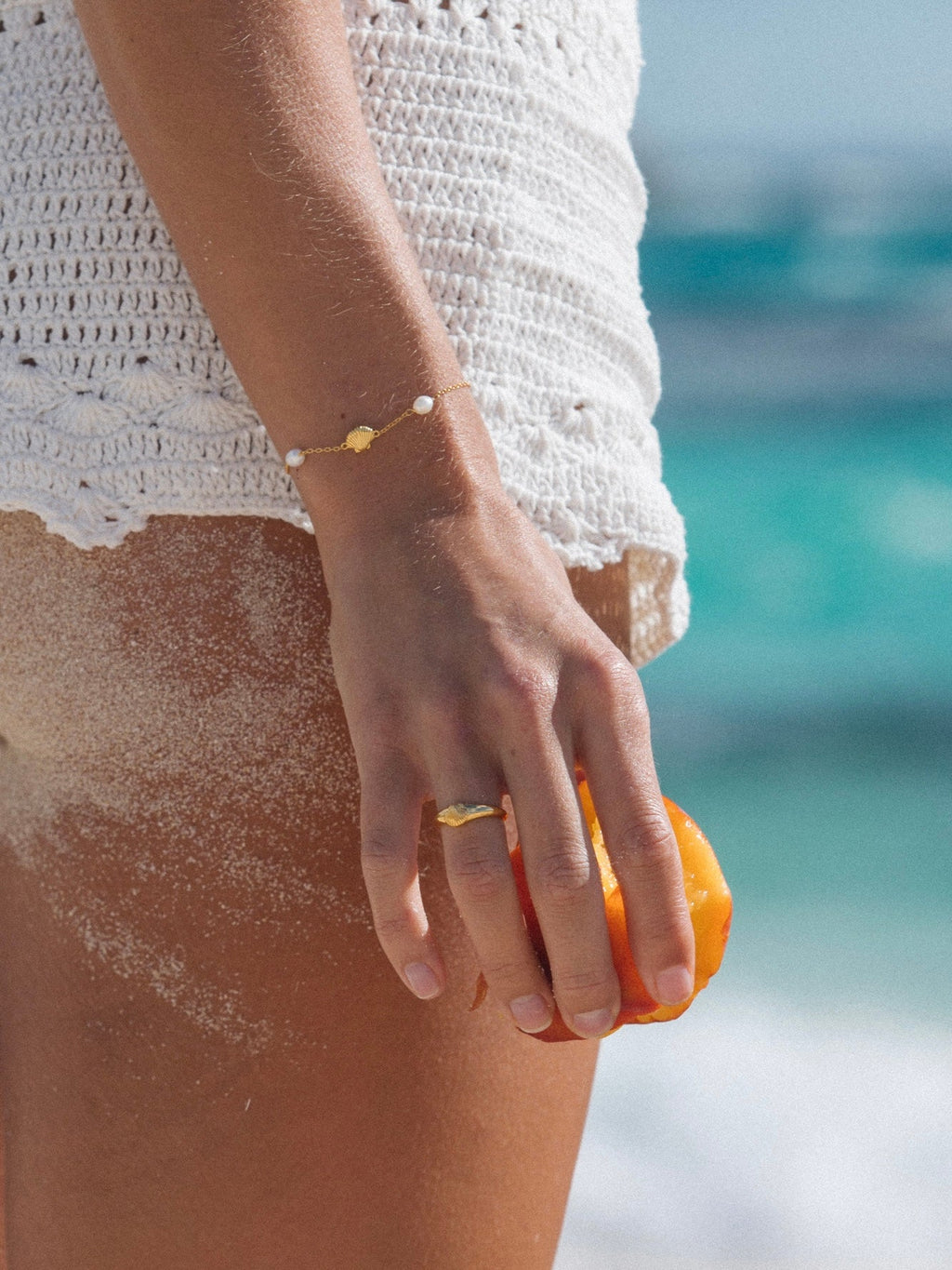 Malakai The Label Paralia Palms Bracelet in 18k Gold in Default Title