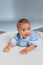 Olas Supply Co TINY BUT FIERY ROMPER BLUE in Single