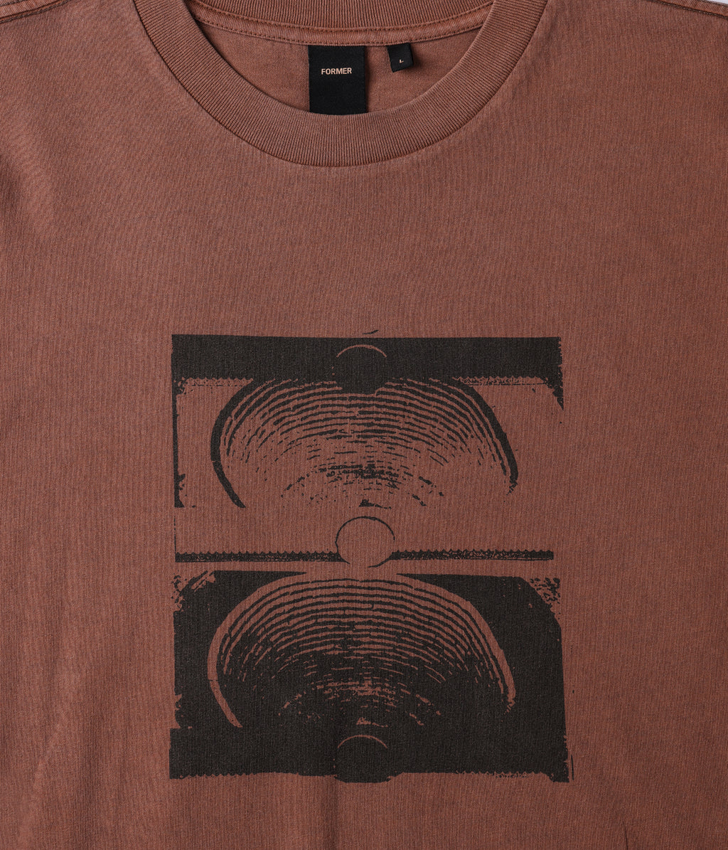 Former Crux Overdye T-Shirt in WASHED BARK
